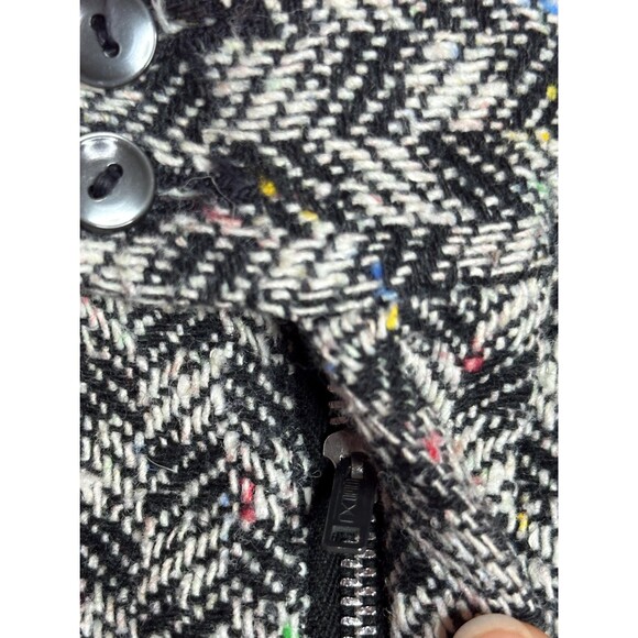 1960s-1970s DE LUXE Italian Tweed CHECKERED Trousers W/Flare Leg. S-M. AS IS - Picture 6 of 10